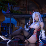 水淼aqua 申鹤旗袍