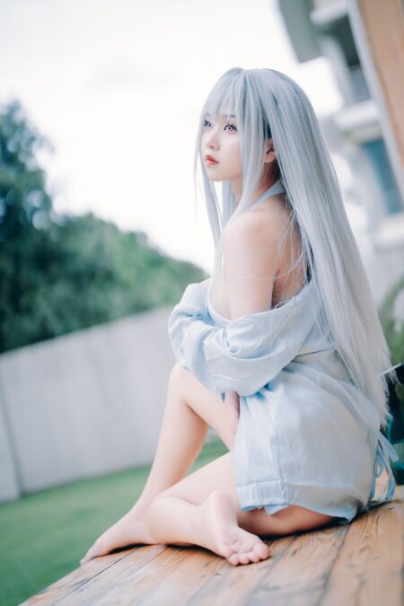 萌芽儿o0 – 白泳装