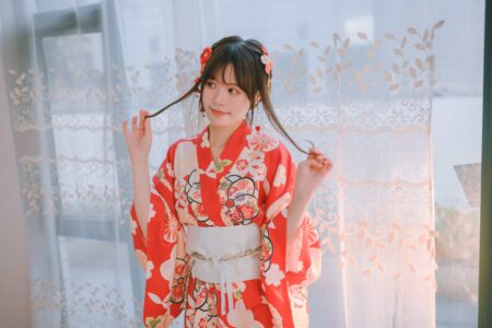 星黛鹿鹿 日常 浴衣室内